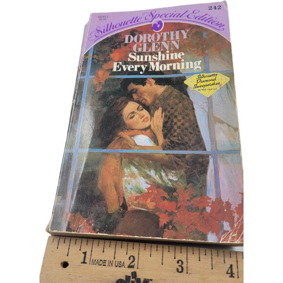 Vintage Romance Paperback Sunshine Every Morning Dorothy Glenn Silhouette #242 - Picture 11 of 13